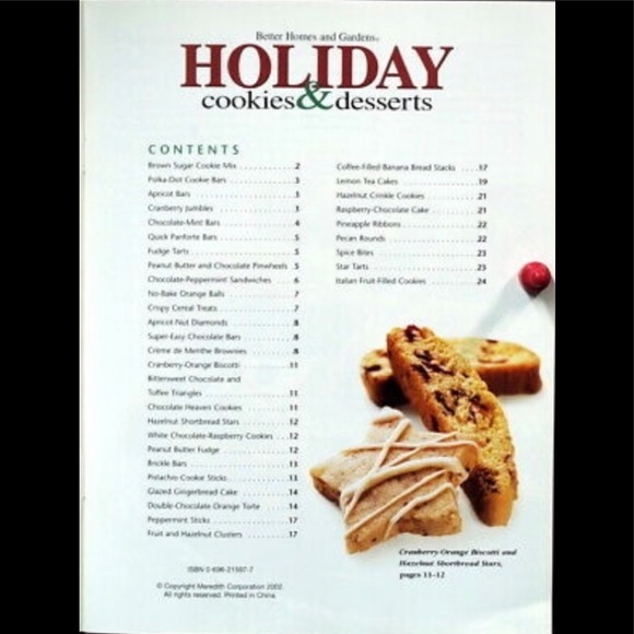 Better Homes & Gardens HOLIDAY COOKIES & DESSERTS Magazine ~ 36 Recipes 2002 - Picture 4 of 4